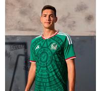 adidas Mexico Authentic Home Shirt World Cup 2026 Mens L Green