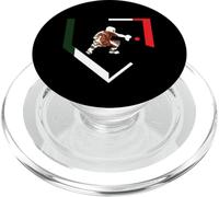 Mexico Baseball Hind Catcher Mexican Flag Little Leaguer Mex PopSockets PopGrip for MagSafe