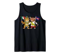 Mexico Cambodia Flag Mexican Cambodian Roots México Heritage Tank Top