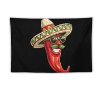 Mexico Chili Pepper Tapestry Wall Hanging Tapestries 40"x60"