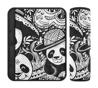 Mexico Cinco De Mayo Pandas Vivid Color car seat Strap Pads,Release Stress to Your Neck and Shoulders,seat Belt Covers for SUV Backpack Most Cars accesorios para carro 2 Pack