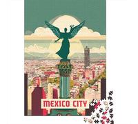 Mexico City, 1000 Piece Paper Jigsaw, 52x38cm/1000pcs
