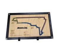 Mexico City F1 Race Track Circuit Layout Display.