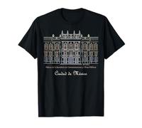 Mexico City, hand drawing Palace of Communication, Art T-Shirt