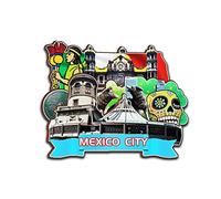 Mexico City Mexico Magnet Fridge Magnet Wooden 3D Landmarks Travel Collectible Souvenirs Decoration Handmade-2