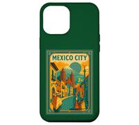 Mexico City Vintage Retro Travel Poster Design Case for iPhone 12 Pro Max