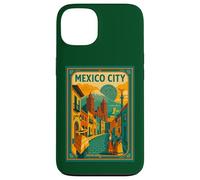 Mexico City Vintage Retro Travel Poster Design Case for iPhone 13