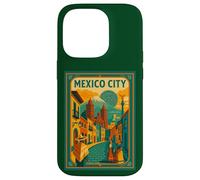 Mexico City Vintage Retro Travel Poster Design Case for iPhone 14 Pro