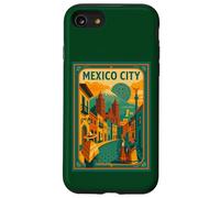 Mexico City Vintage Retro Travel Poster Design Case for iPhone SE (2020) / 7 / 8