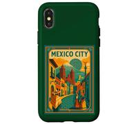 Mexico City Vintage Retro Travel Poster Design Case for iPhone X/XS