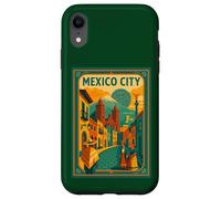 Mexico City Vintage Retro Travel Poster Design Case for iPhone XR