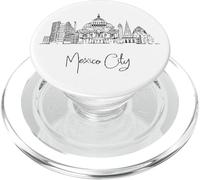 Mexico Ciudad de México Skyline Travel Souvenirs Cityscape PopSockets PopGrip for MagSafe