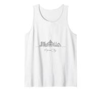 Mexico Ciudad de México Skyline Travel Souvenirs Cityscape Tank Top
