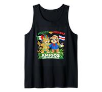 Mexico Costa Rica Flag Mexican Costa Rican Roots México Tank Top