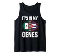 Mexico Cuba It's in My Genes Mexican Cuban Roots Tank Top