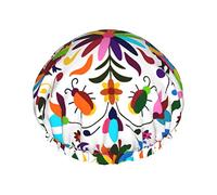 Mexico Design Colorful Pigeons Pheasant Shower Caps For Women,Waterproof Reusable Shower Hair Caps Bath Caps Turban Shower Cap For Girls