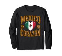 Mexico en Mi Corazon Mexican Pride Long Sleeve T-Shirt