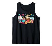 Mexico Fiesta Coffe Cups Patriotic Mexicans Independence Day Tank Top