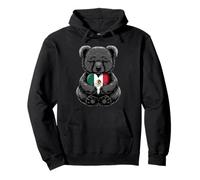 Mexico Flag Bear Mexican Pride Mexican Roots Mexican Flag Pullover Hoodie