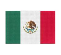 Mexico Flag Jigsaw Puzzles 1000 Pieces Challenging Jigsaw Puzzle Perfect for Game Nights