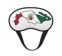 Mexico Flag Map Print Adjustable Eye Cover for Sleeping, Comfortable, Pressure-Free and Breathable Sleeping Masks