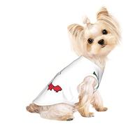 Mexico Flag Map Print Dog Shirt Summer Pet T-Shirts Stretchy Cats Dogs Tee Shirt Sleeveless Tank Top Dog Vest