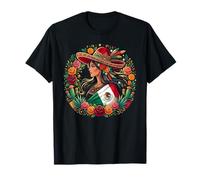 Mexico Flag Mexican Heritage Siesta Pride Viva Mexico T-Shirt