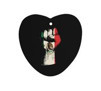 Mexico Flag Nation Spirit Cute Car Air Fresheners Long Lasting Scent Car Mirror Hanging Scented Cards Tablets Love form