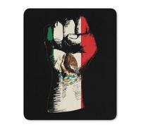 Mexico Flag Nation Spirit Fashion Gaming Mouse Pad Rubber Base Non-Slip Square Mousepad Office Home 25 * 30cm