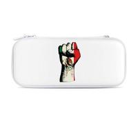 Mexico Flag Nation Spirit Printed Carrying Case for Switch Hard Protective Cover for Game Card and Accessories
