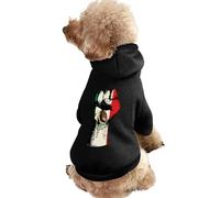 Mexico Flag Nation Spirit Printed Dog Hoodie Breathable Soft Cat Sweatshirt for Small Medium Large M