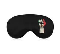 Mexico Flag Nation Spirit Printed Sleep Mask for Unisex Adult Soft Night Blindfold with Adjustable Strap