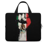 Mexico Flag Nation Spirit Trendy Laptop Sleeve with Handle Multi Size Portable Computer Protective Bags Cases