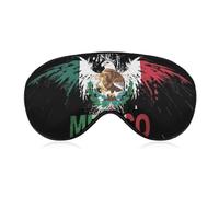 Mexico Flag Sleep Mask Eye Cover for Sleeping Men Women Light Blocking Travel Blindfold