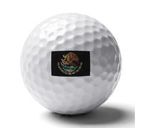 Mexico Flag Standard Golf Balls Recreation Ball Professional Gift for Boyfriend Father Husband Son