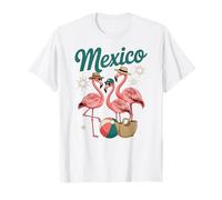 Mexico Flamingo Summer Vacation, A Mexican Adventure T-Shirt
