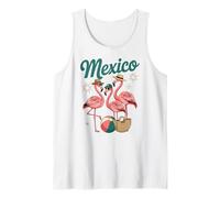 Mexico Flamingo Summer Vacation, A Mexican Adventure Tank Top