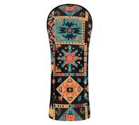Mexico Folk Art Elements Golf Covers Headcover with Interchangeable No. Tags for Driver Fairway Hybrid Wood 1 Piecing