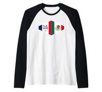 Mexico Heritage: Iowa Pride Raglan Baseball Tee