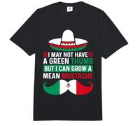 Mexico Hispanic Heritage Mexican Mustache Proud Mexican Comfort Colors Adult Heavyweight T-Shirt