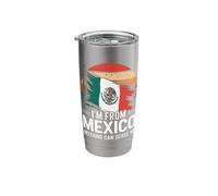 Mexico I'm from Mexico Nothing Can Scare Me Stainless Steel Insulated Tumbler