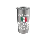 Mexico I'm from Mexico Nothing Can Scare Me Stainless Steel Insulated Tumbler