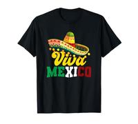 Mexico Independenxe day Viva Mexico Flag Mexican men women T-Shirt