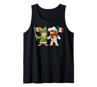 Mexico Ireland Roots Irish Mexican Flag St. Patrick's Day Tank Top