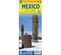 Mexico: ITM Travel Reference Map 1:12000000