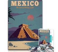 Mexico Jigsaw Puzzles for Adults 1000,for Educational Game Challenge Toy for Is Ideal As A Gift for The Whole Family 50x75cm