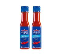 Mexico Lindo 7 Mares Hot Sauce | Perfect for Fish & Seafood | 10,800 Scoville Level | Spicy Flavor | 5 Fl Oz Bottles (Pack of 2)