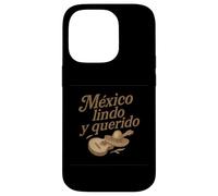 México Lindo y Querido Classic Mexican Guitar and Sombrero Case for iPhone 14 Pro