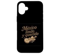 México Lindo y Querido Classic Mexican Guitar and Sombrero Case for iPhone 16 Plus