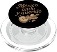 México Lindo y Querido Classic Mexican Guitar and Sombrero PopSockets PopGrip for MagSafe